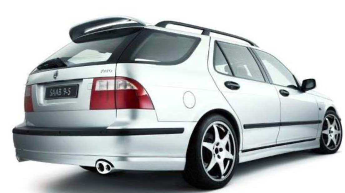 MapTun REAR ROOFSPOILER 9‑5 SC 1999‑2010