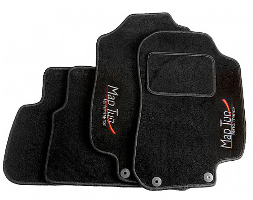 TEXTILE MAT SET BLACK, MAPTUN, SAAB 9‑3 II 03‑07