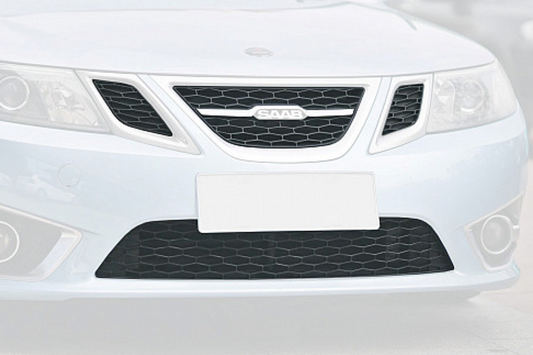 ESQS FRONT UPPER AND LOWER GRILLE KIT, SAAB 9‑3 GRIFFIN/NEVS